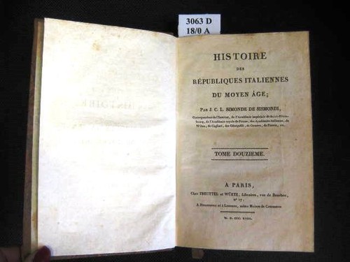 Histoire des répuliques - histoire,