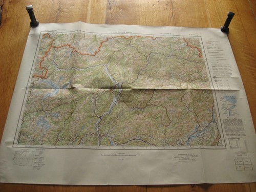 Vecchia mappa trento del - m,