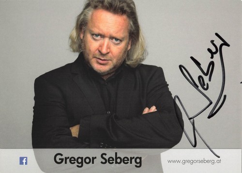 Gregor seberg autografo - seberg,,