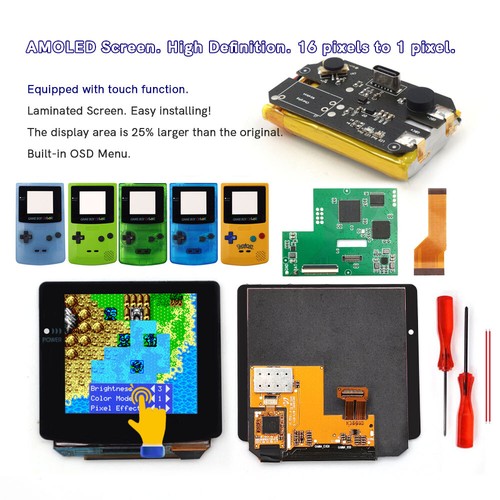 Kit touch screen gbc oled - touch,