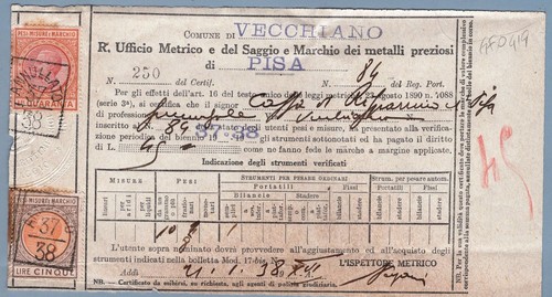 Gf0419 documenti pesi e - gf0419,