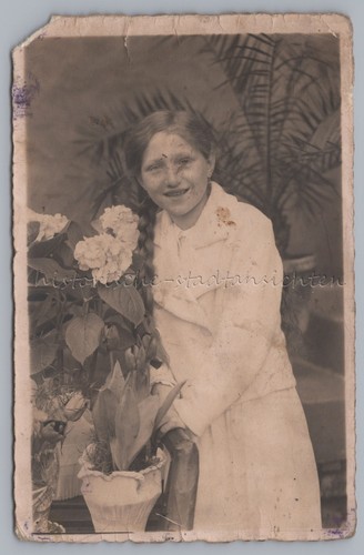 Foto invecchiata ragazza - invecchiata, di