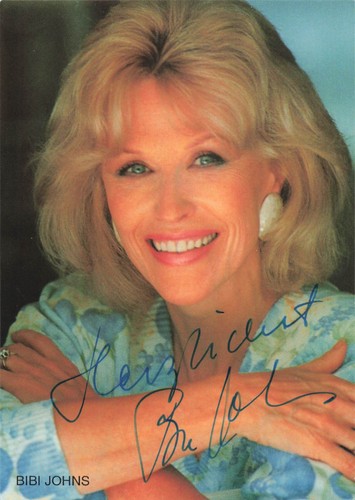 Bibi johns autografo - johns,,